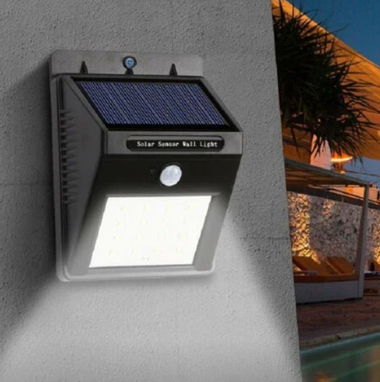 PANEL SOLAR LED PARA EXTERIORES