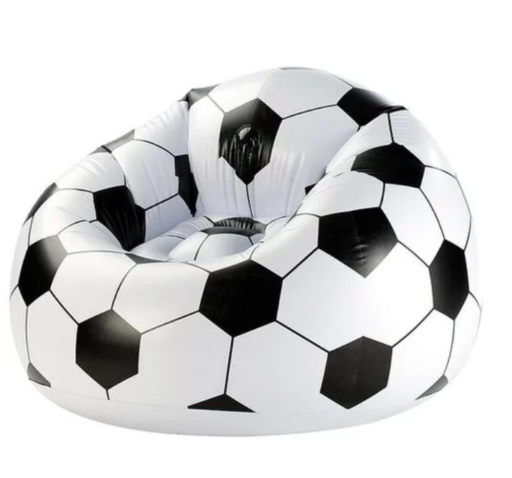 SILLON PUFF INFLABLE PELOTA FUTBOL