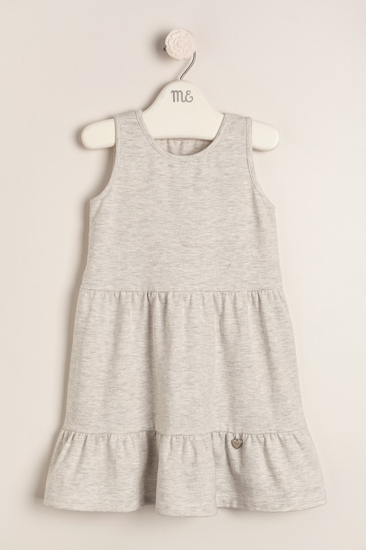 vestido algodon monaco gris