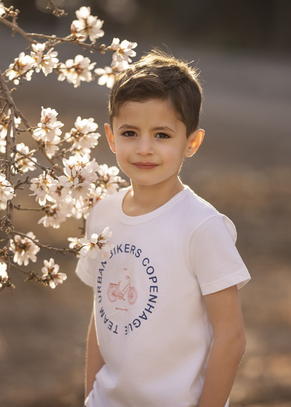 remera estampada bici blanco