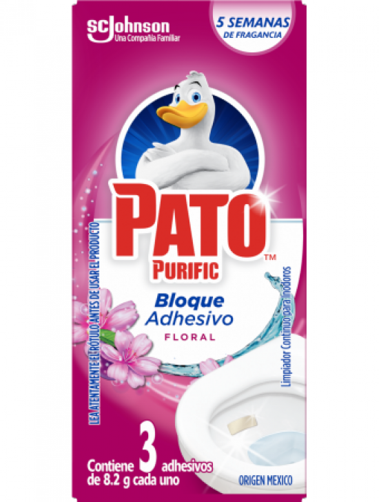 Adhesivo para inodoro Pato paquete de 3 unidades