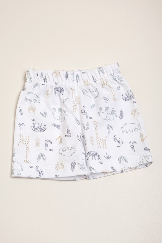 short estampado safari