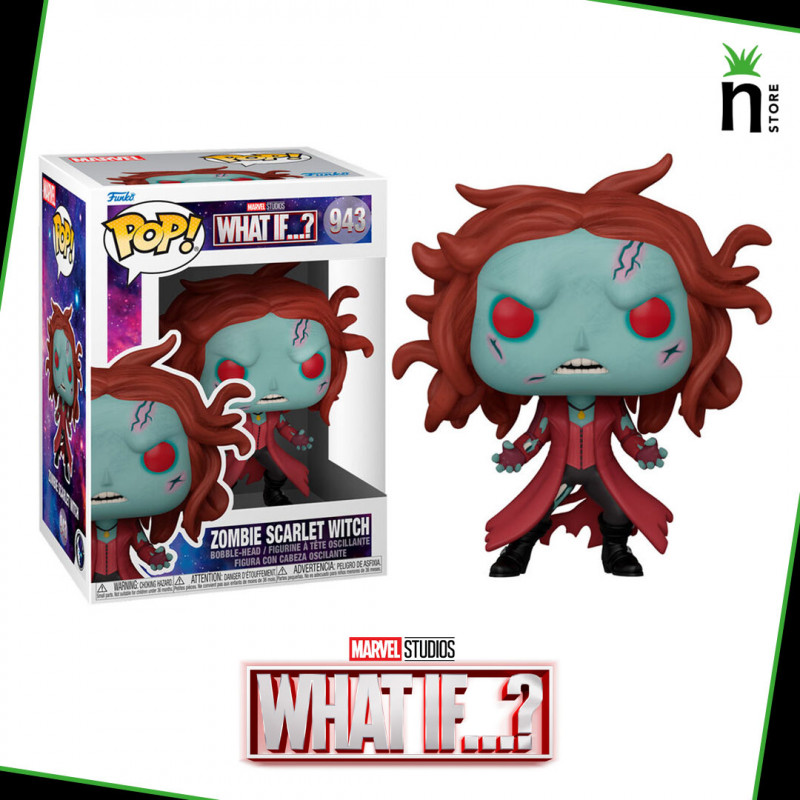 FUNKO POP MARVEL STUDIOS WHAT IF...? - ZOMBIE SCARLET WITCH 943