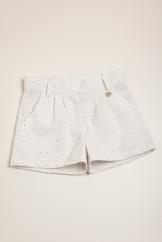 short estampado fleur