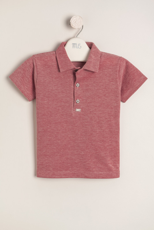 remera polo pique vincent rojo