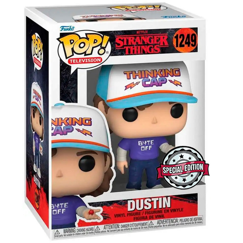 FUNKO POP STRANGER THINGS S4 : DUSTIN 1249 *SPECIAL EDITION*