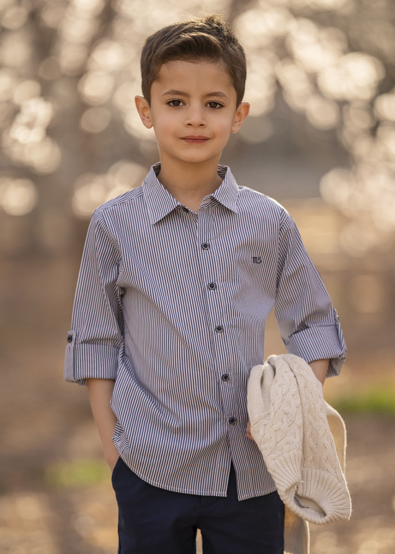 camisa rayada bco/azul