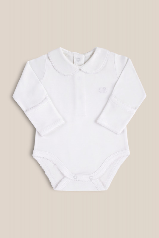 Body cuello bebe ml blanco