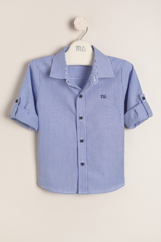 camisa rayada bl/azul nautico