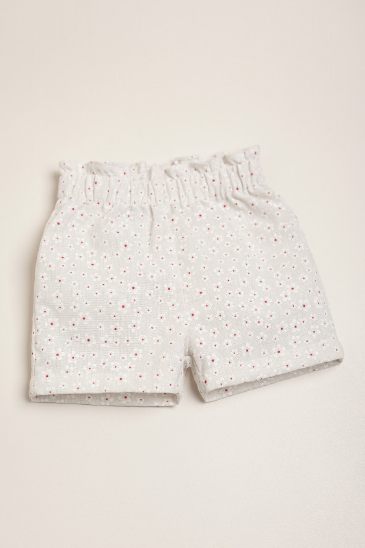 short estampado fleur