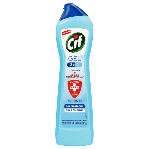 Gel  limpiador sanitizante 2 en 1 Cif 500ml