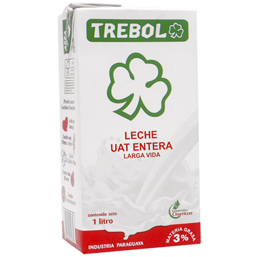 Leche Entera Trebol Tetra Pack 1L unidad