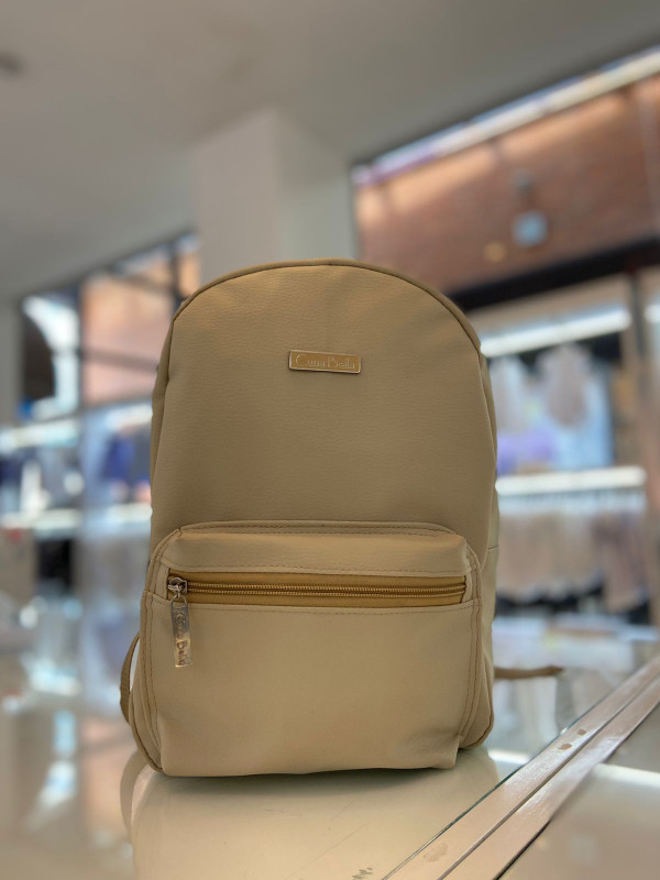 minimochila Giuli beige