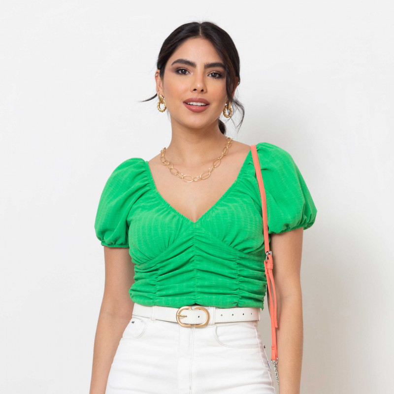 Crop Top Verde Cod. 7220324