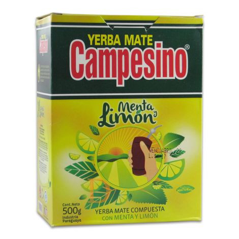 Yerba Campesino Menta Limón  500 Gr Unidad