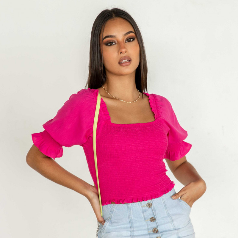 Crop Top Rosa Cod. 7220334