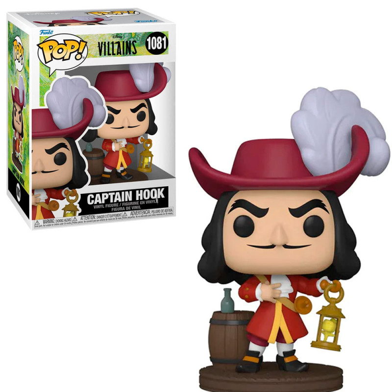 FUNKO POP DISNEY VILLAINS - CAPTAIN HOOK 1081