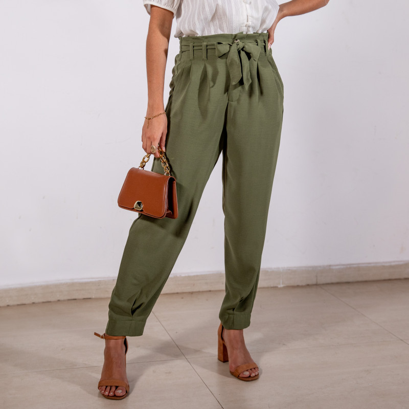 Pantalon Slouchy  Verde Cod. 7220320