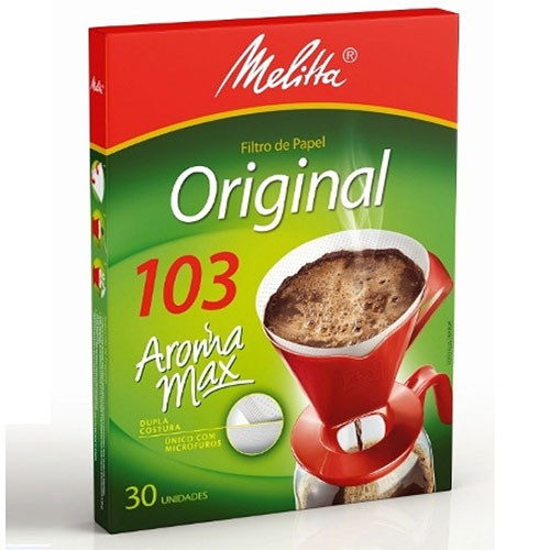 Filtro de Papel para Café Melitta Grande N* 103 Caja x30 Unidades