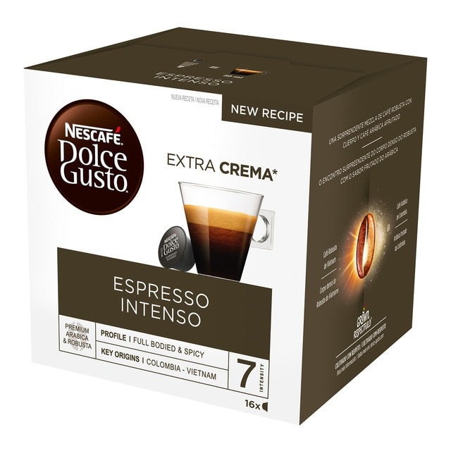 Café para Maquina Nescafé Dolce Gusto Expreso Intenso Caja x 16 Cápsulas