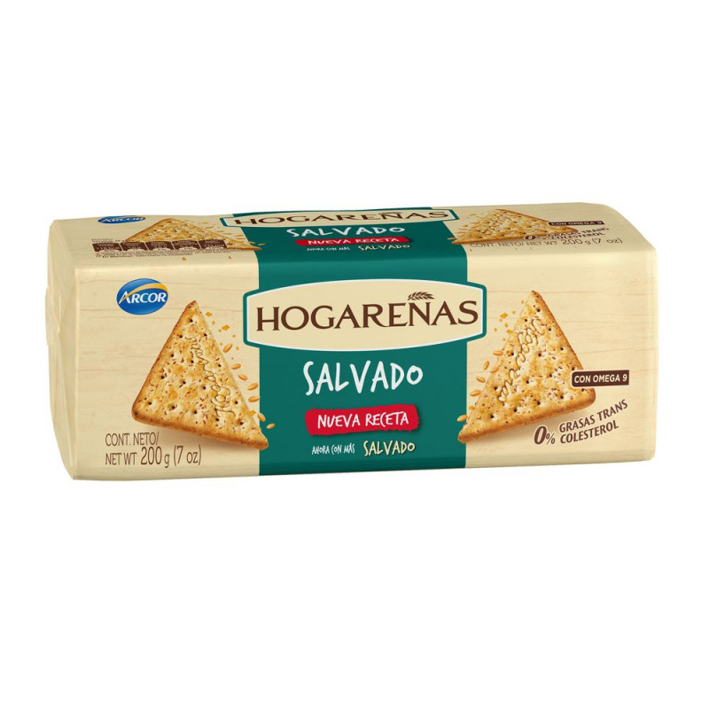 Galletita Hogareñas Salvado 200 Gr