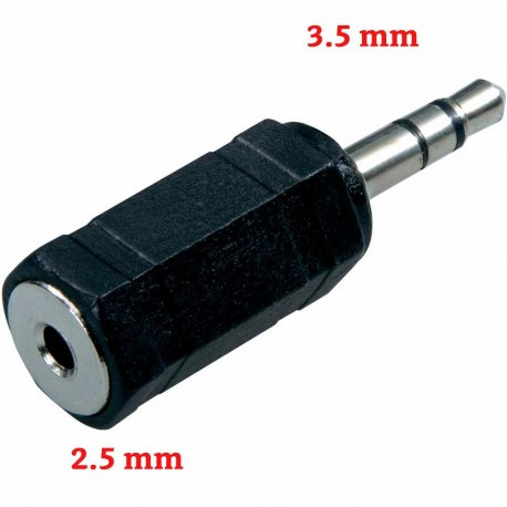 Adaptador 2.5mm a 3.5mm TRS