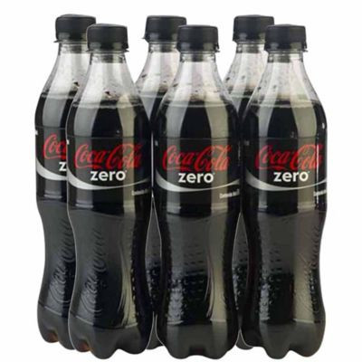 Gaseosa Coca Cola Zero 500 ml Pack x 6 Unidades