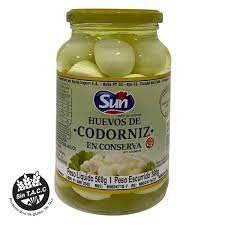 Huevo de Codorniz Sun 560gr