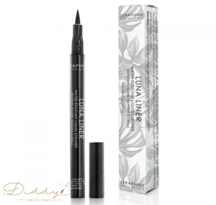 SERAPHINE BOTANICAL - Luna Liner- Delineador de ojos negro, resistente al agua