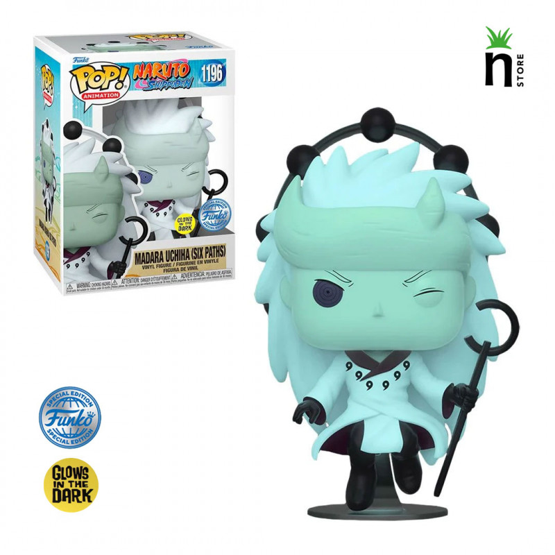 FUNKO POP NARUTO SHIPPUDEN - MADARA UCHIHA (SAGE OF SIX PATHS) 1196 *GLOWS* *SPECIAL EDITION*