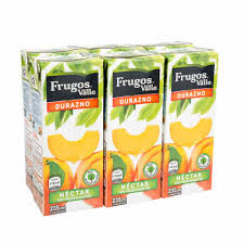 Pack Jugo Sabor Durazno Frugos del Valle 6x200ml