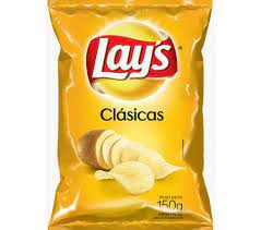 Papas Fritas Clasicas 250 Gr Lays paquete