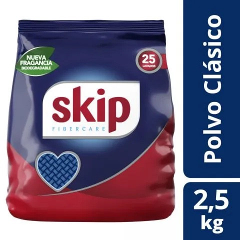 Skip jabon en polvo de 2.5kg Bioencimas