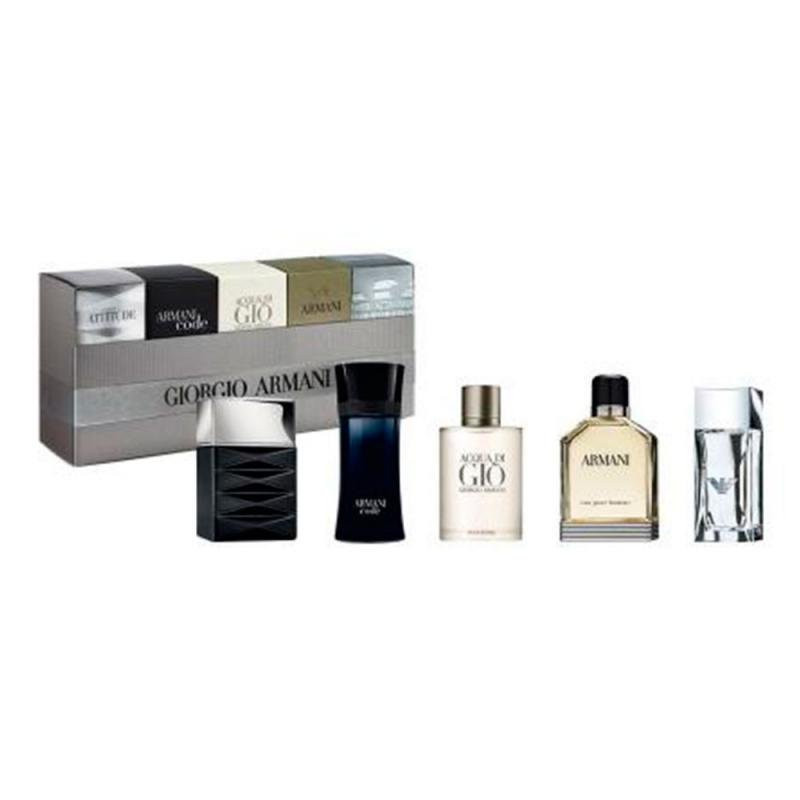 KIT MINI COLECCION  GIORGIO ARMANI X5