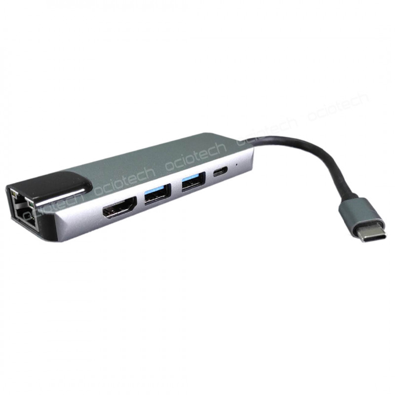 Hub usb C 5 en 1