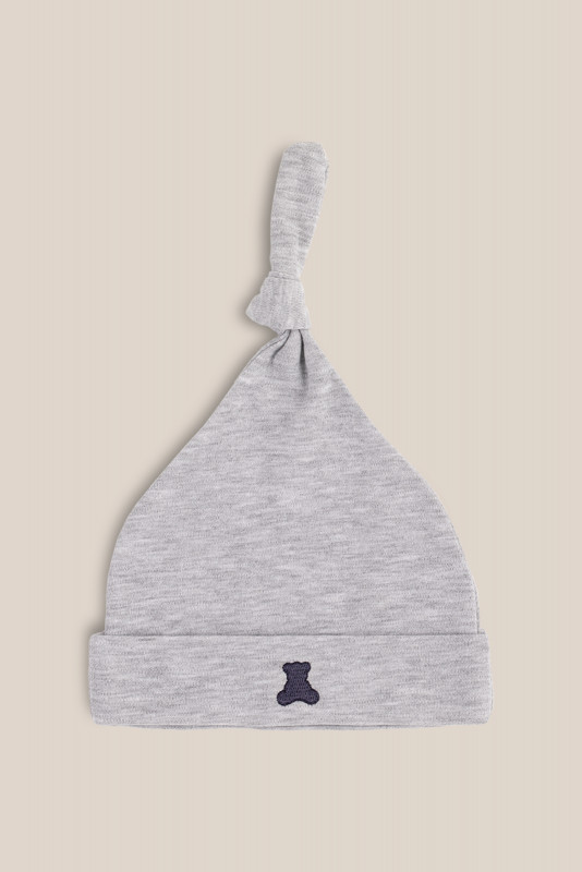 gorro logo gris/az