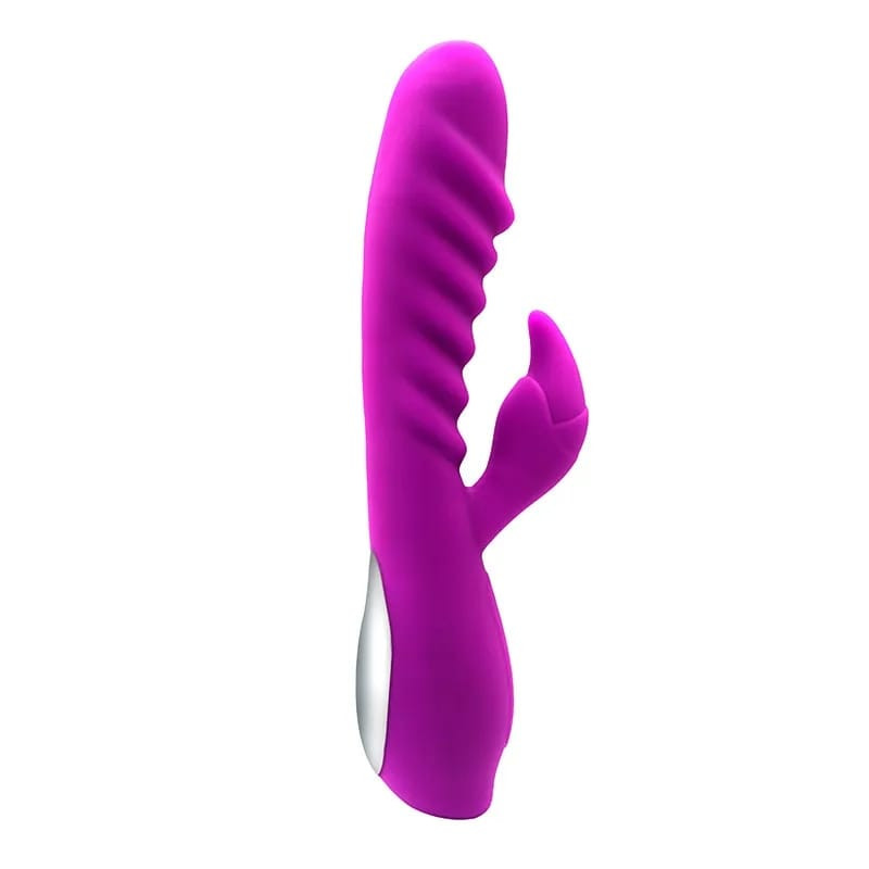 VIBRADOR G-SPOT CON ESTIMULADOR DE CLITORIS - 10 MODOS DE VIBRACION