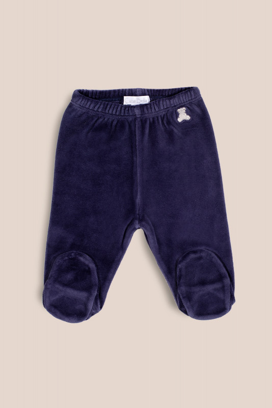 pantalon logo con pie plush az