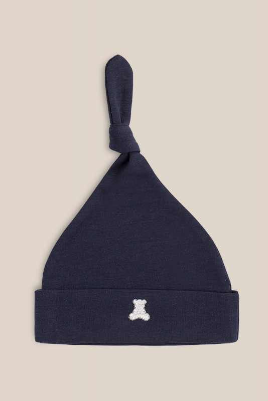 gorro logo azul