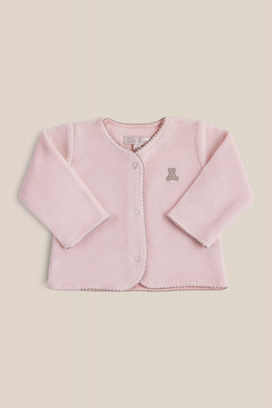 campera logo plush rosa