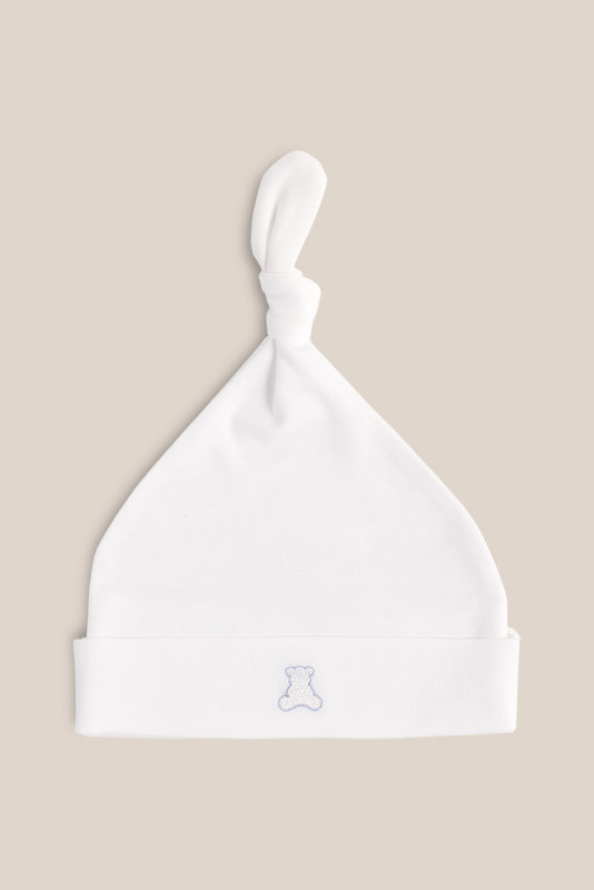 gorro logo blanco/cel