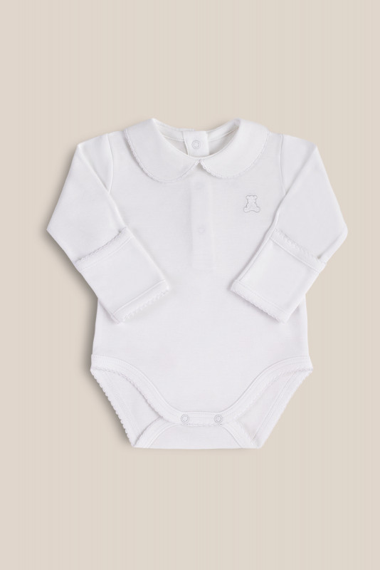 body cuello bebe ml blanco