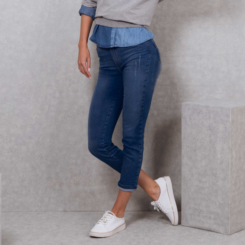 Cropped Jeans Elastizado Cod. 1220632