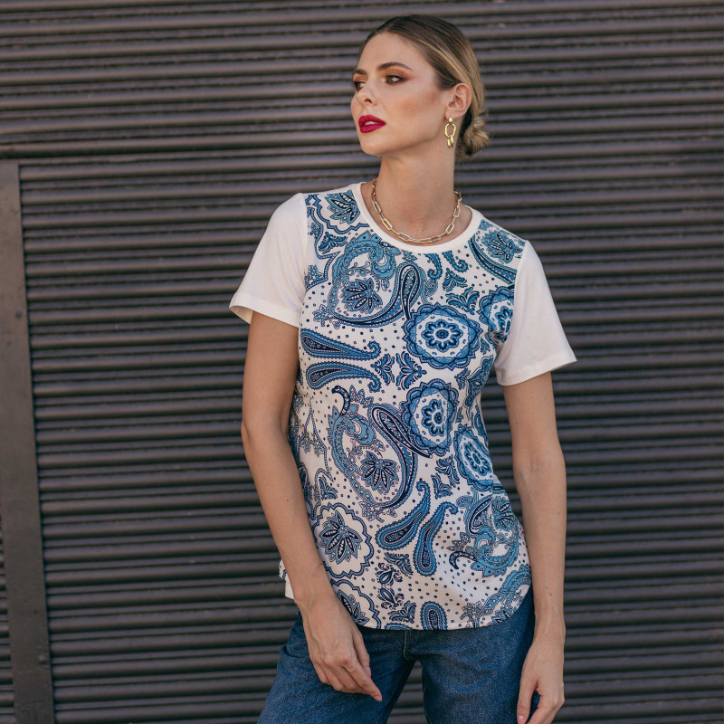 Remera con Serigrafia Cod. 223095