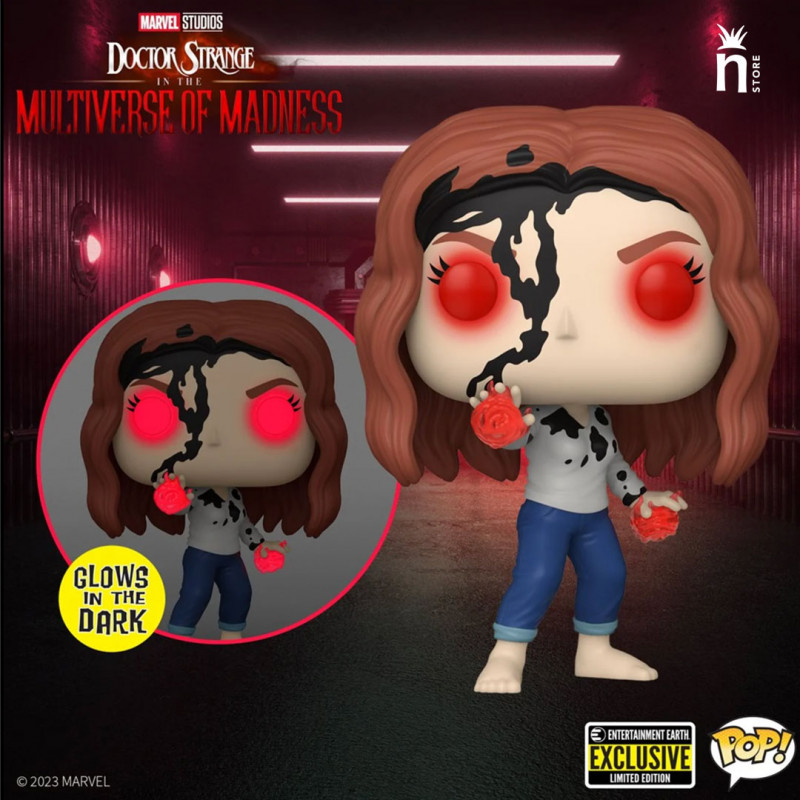 FUNKO POP DOCTOR STRAGE 2 - WANDA MAXIMOFF 1216 *EXCLUSIVE* *GLOWS IN THE DARK*