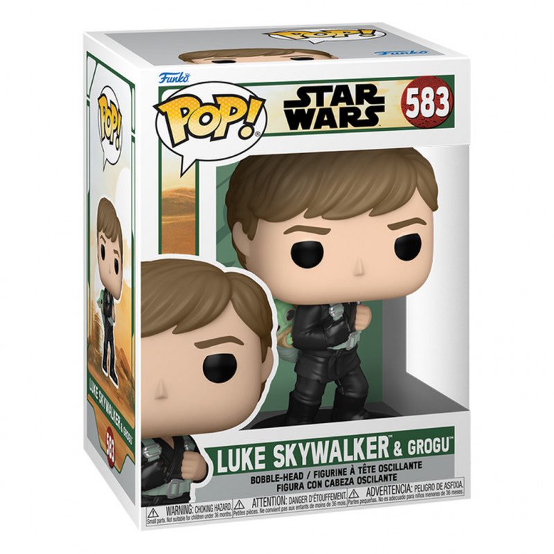 FUNKO POP STAR WARS BOBA FETT - LUKE SKYWALKER & GROGU 583