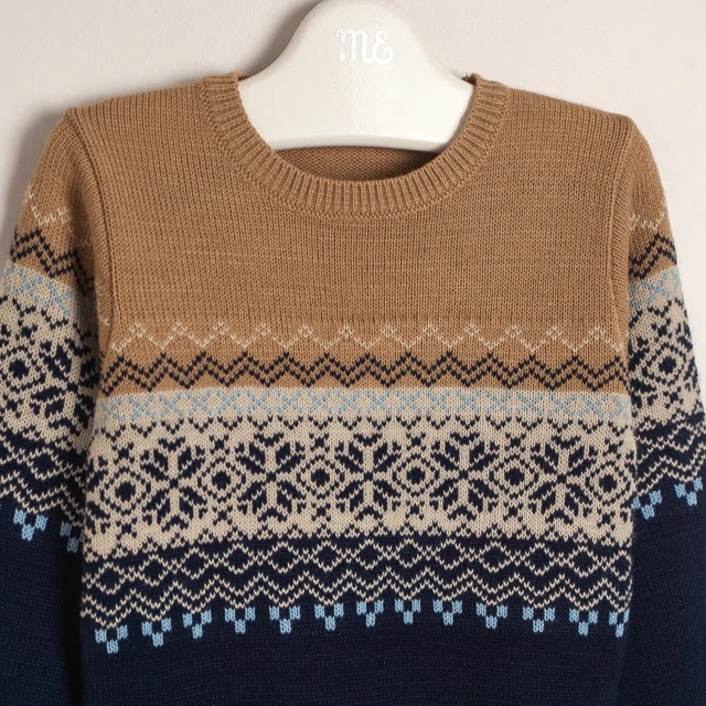 sweater con jacquard Willi