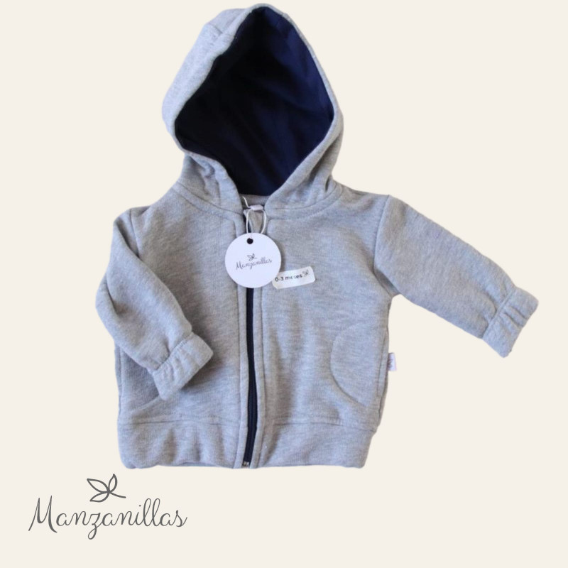 Campera Gris Medellin 1444