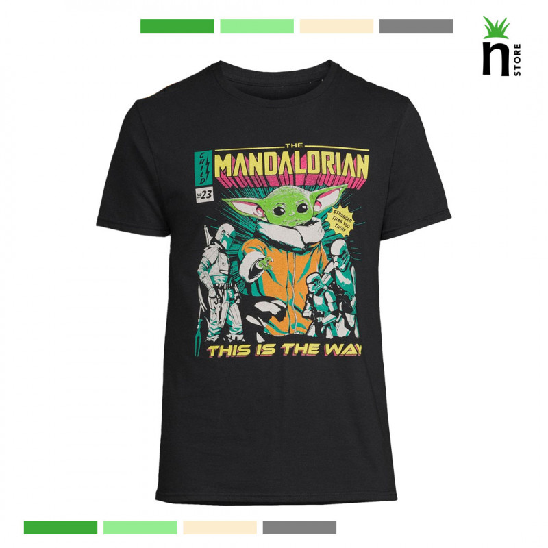 Remera Star Wars The Mandalorian Comic