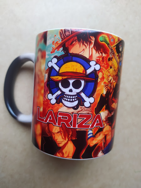 Taza Magica Opaca Negra